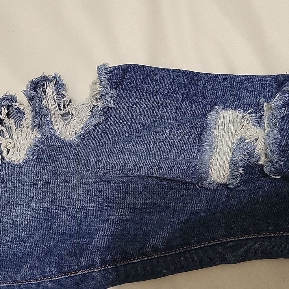 High Rise Jegging Ripped Stretch Seamless - Picture 5 of 5